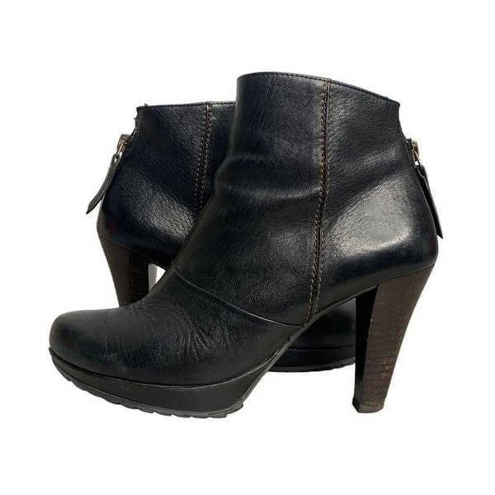 Paul Green Roxie Black Leather Booties | Size 6 - image 6