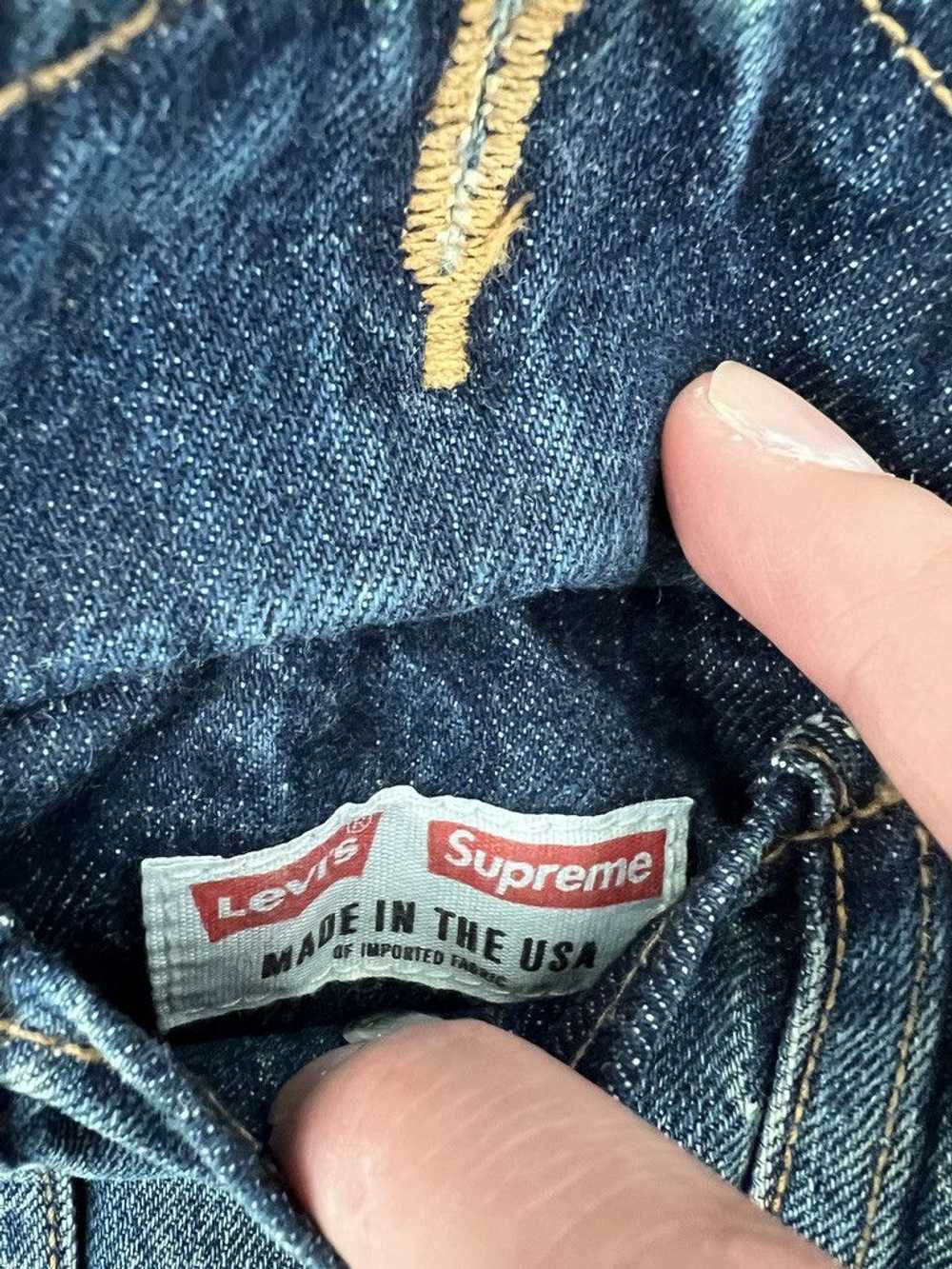 Levi's × Supreme Supreme Levi's Checker Lined Den… - image 2