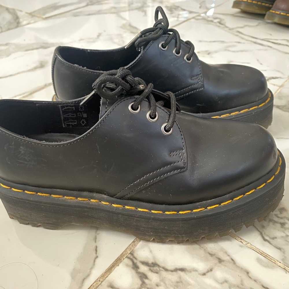 Dr. Martens 1460 Bex Smooth Leather Platform Blac… - image 3