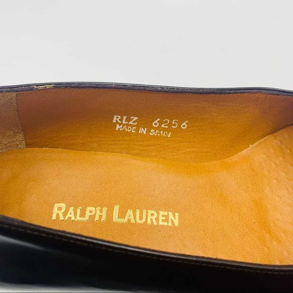 Ralph Lauren Dark Brown Leather Round Toe Flats - image 11
