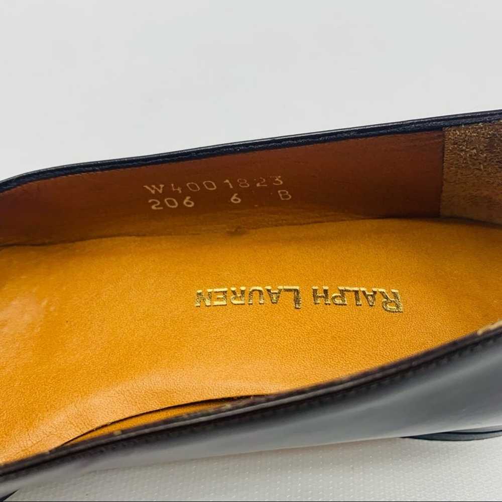 Ralph Lauren Dark Brown Leather Round Toe Flats - image 6