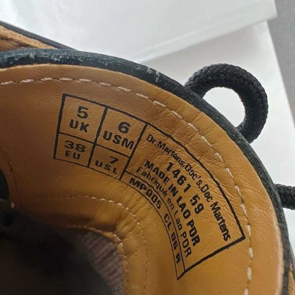 Dr. Martens Black 1461 3-Eye Oxford Shoes - image 8