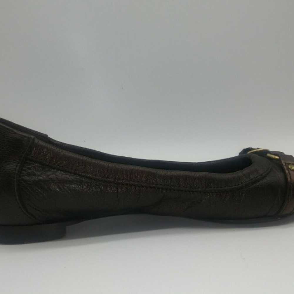 AGL Brown Leather Leather Flat Shoes - image 3