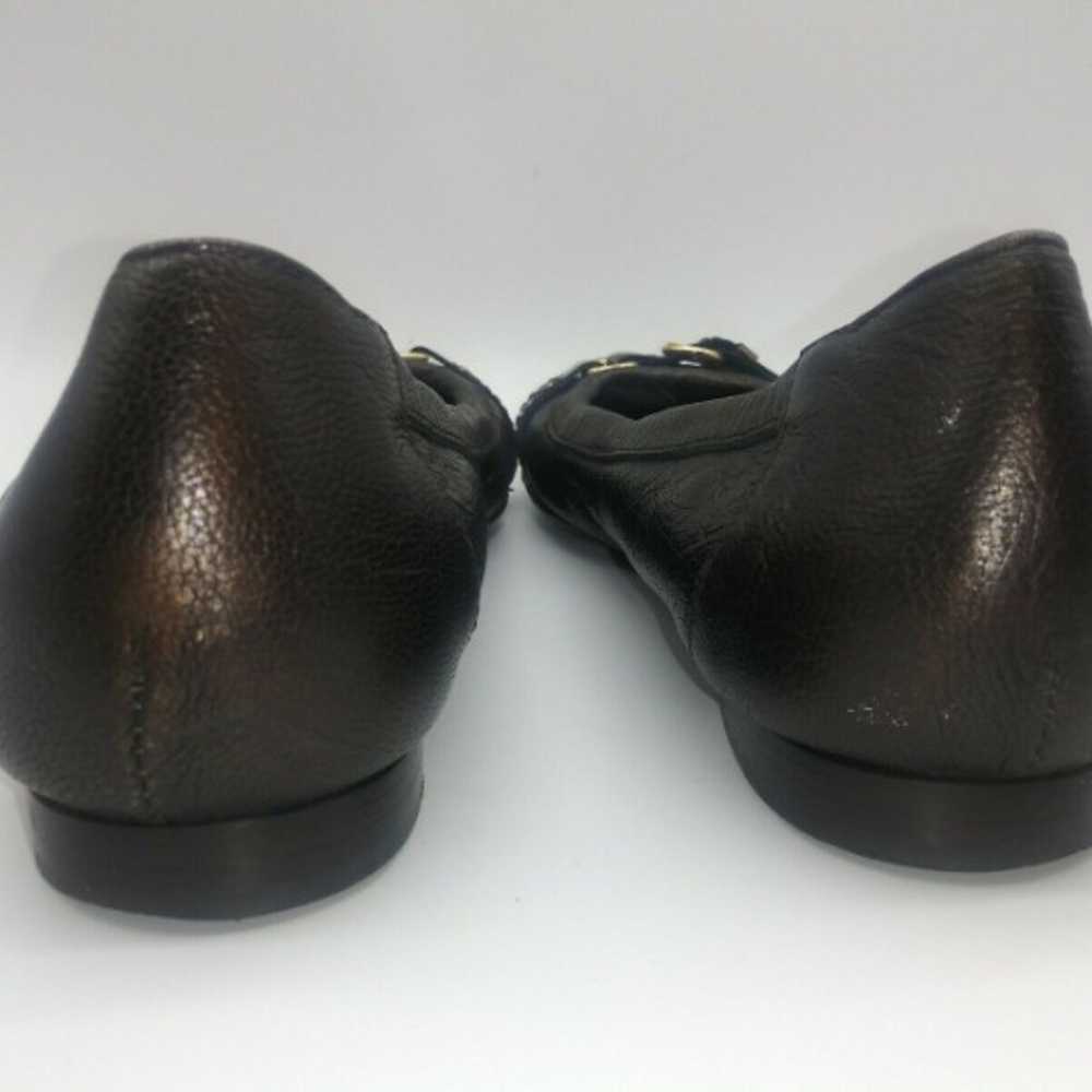 AGL Brown Leather Leather Flat Shoes - image 6
