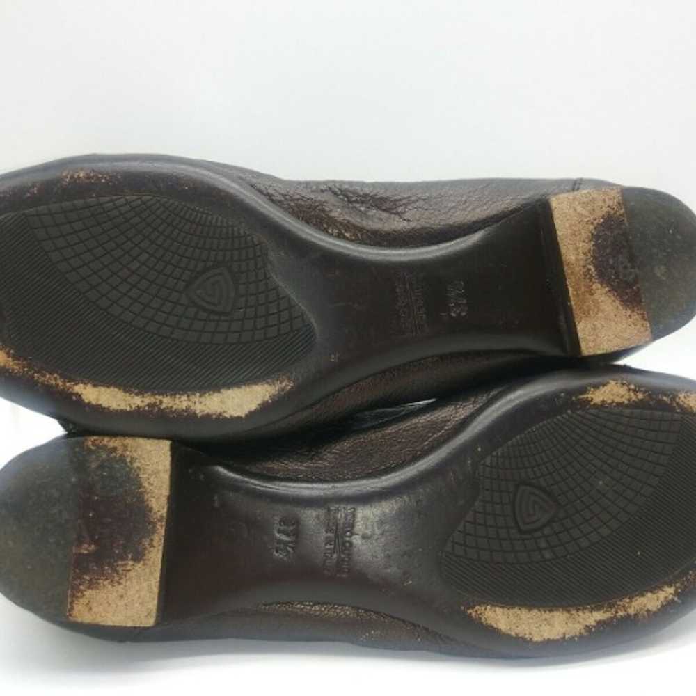 AGL Brown Leather Leather Flat Shoes - image 9