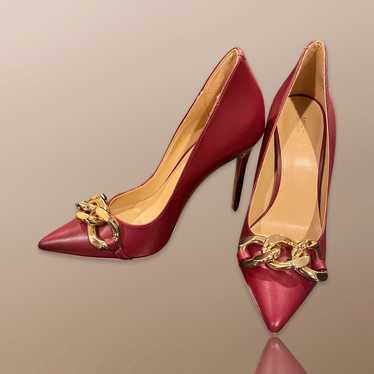 MICHAEL KORS Scarlett Pointed Toe Chain Pumps Siz… - image 1