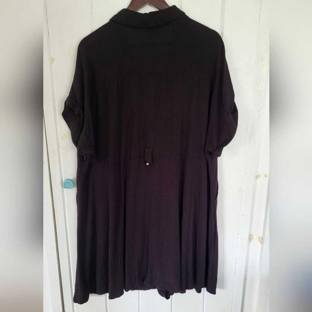 Torrid Rayon Slub Button-Front Collared Dress Siz… - image 6