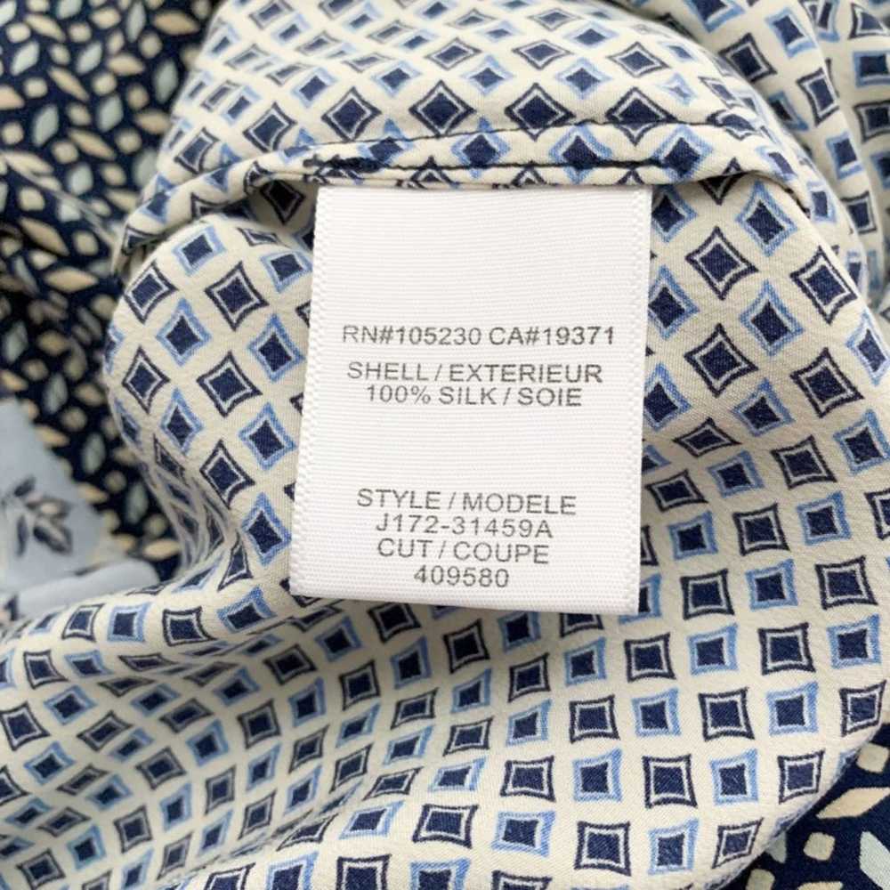 Joie Shallcross 100% Silk Floral Mixed Print Reve… - image 10