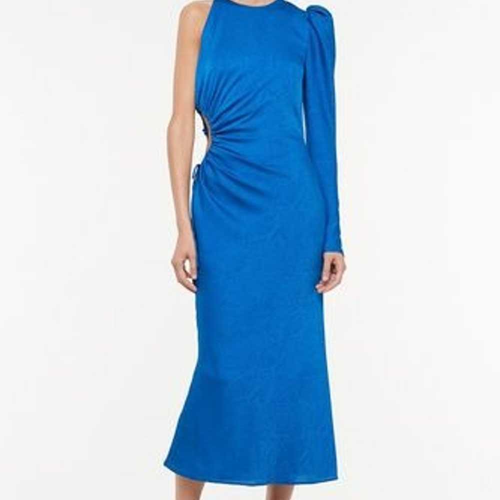 blue midi dress - image 1
