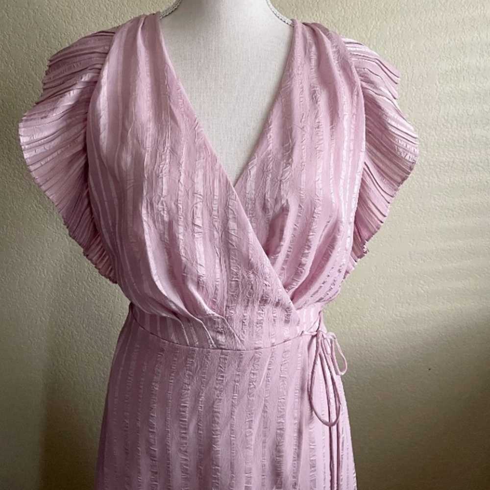 NWOT Chelsea28 lilac shadow stripe dress - image 6