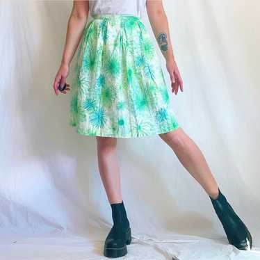 Vintage Late 50s/Early 60s Green Skirt - image 1