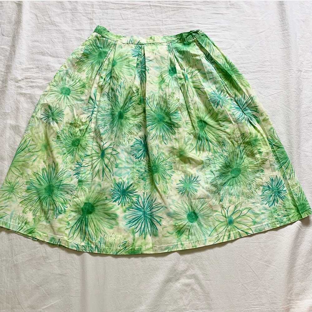 Vintage Late 50s/Early 60s Green Skirt - image 2