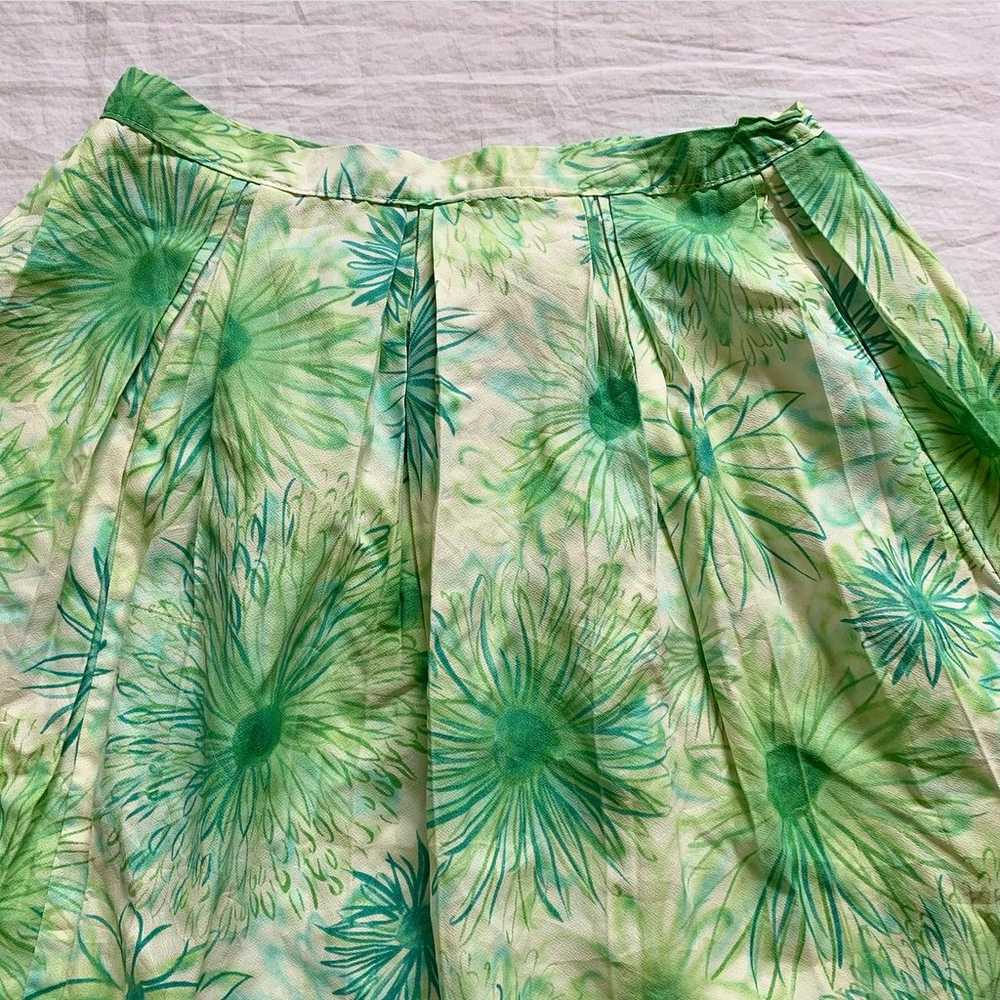 Vintage Late 50s/Early 60s Green Skirt - image 4