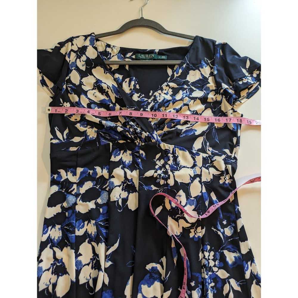 Lauren Ralph Lauren Dress Floral Pleated Flutter … - image 10