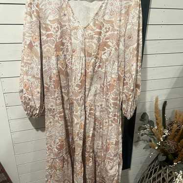 Anthropologie Charlie Holiday Floral Maxi