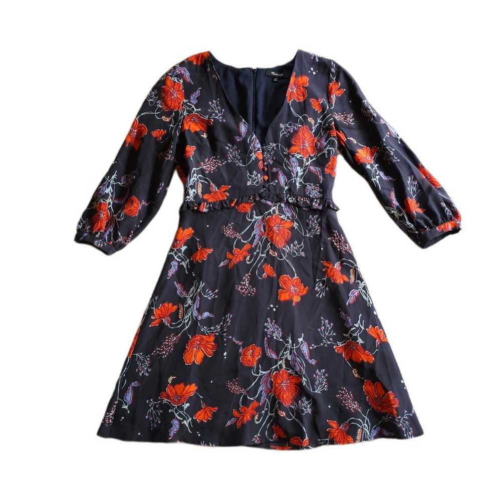 MADEWELL 100% Silk Floral Dress RARE - image 5