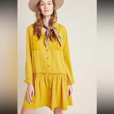 Anthropologie l Maeve Marlie Button-Front Tunic D… - image 1