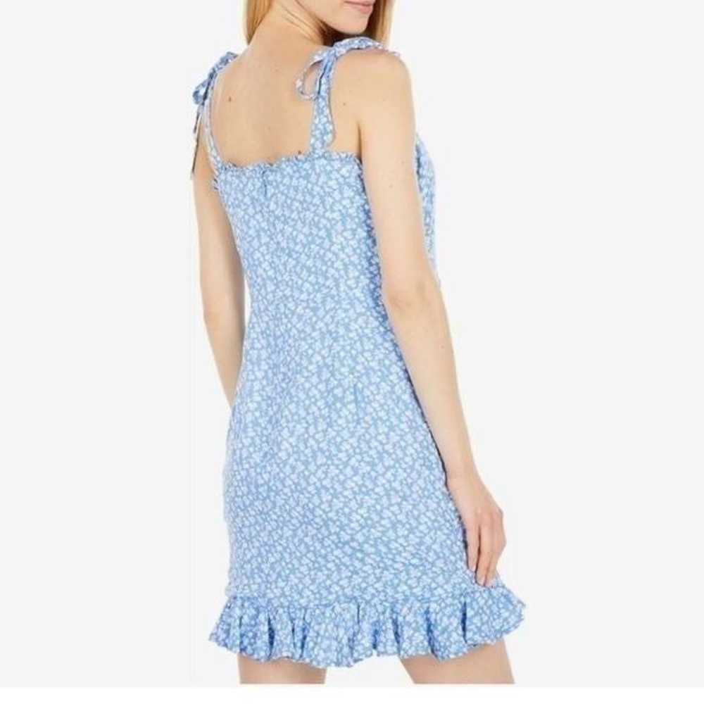 Bardot Light Blue Floral Mini Dress |Size L - image 2