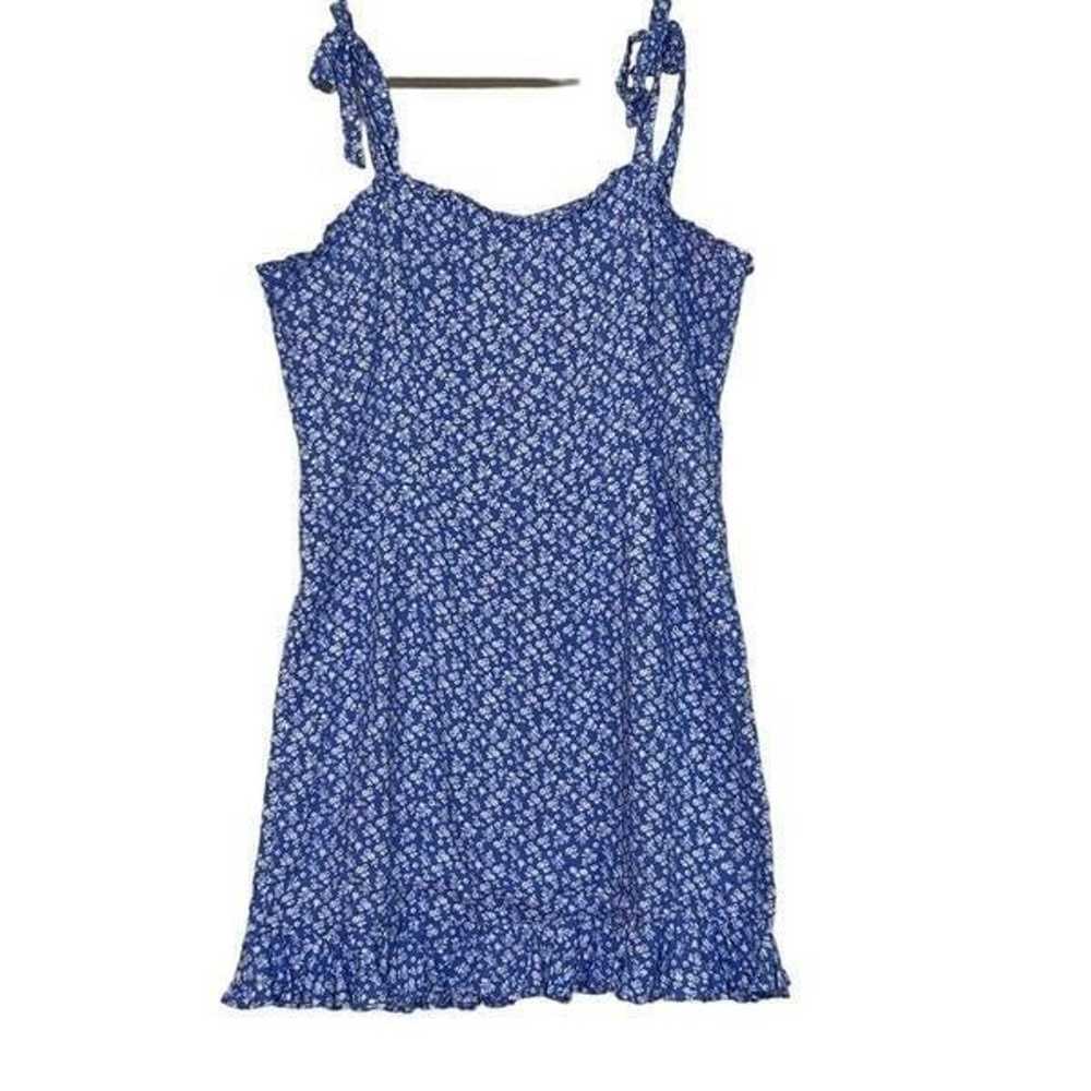Bardot Light Blue Floral Mini Dress |Size L - image 5