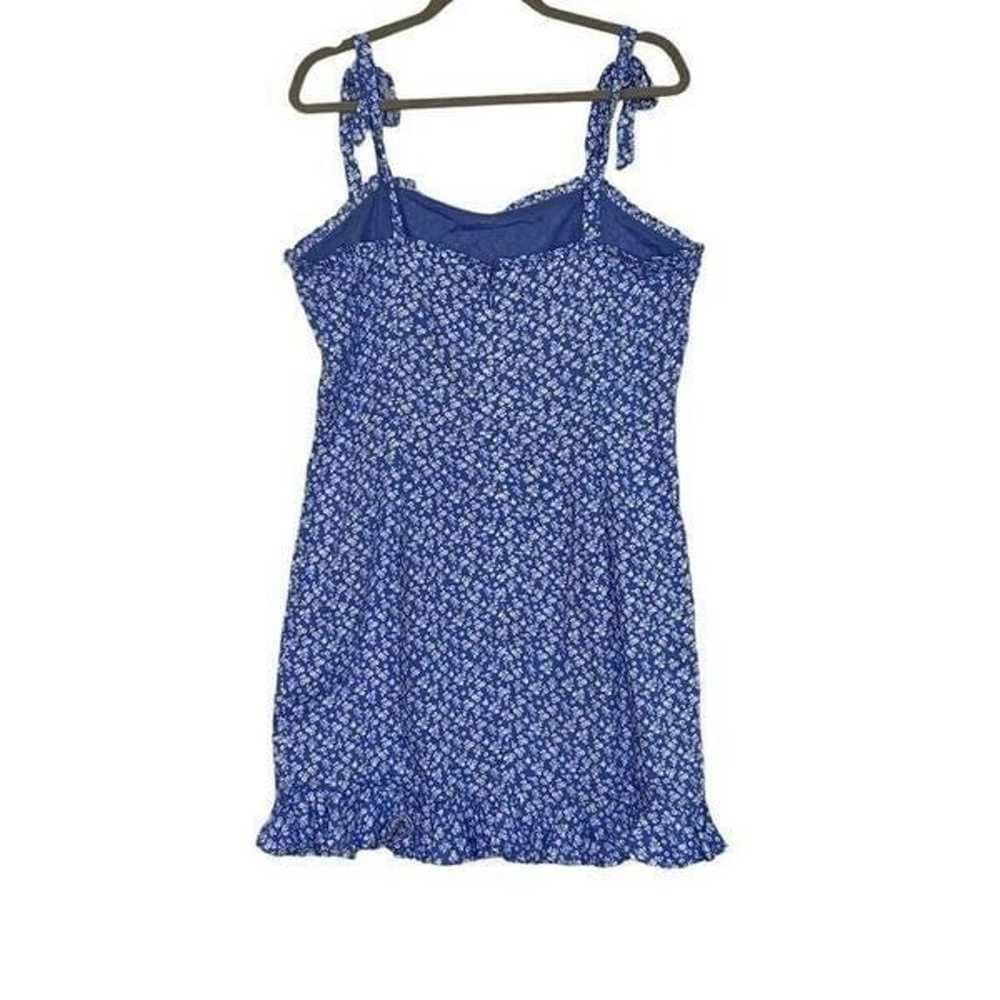 Bardot Light Blue Floral Mini Dress |Size L - image 7