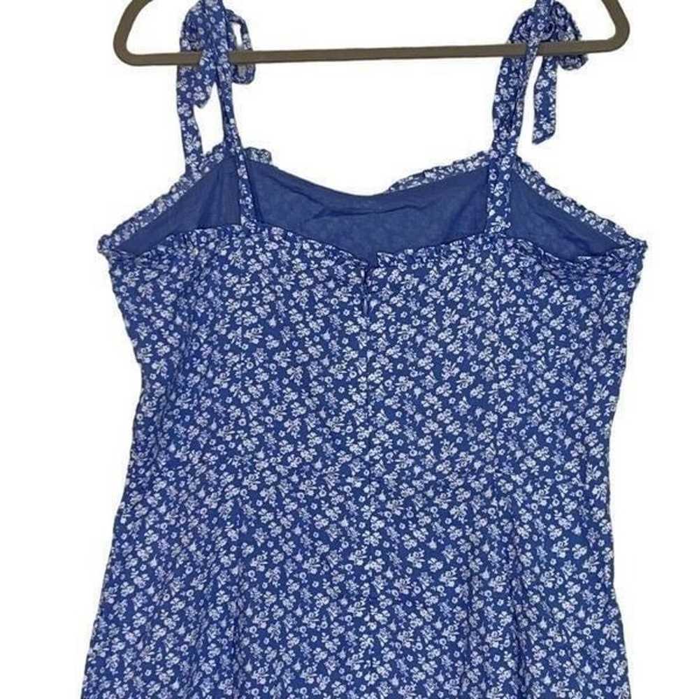 Bardot Light Blue Floral Mini Dress |Size L - image 8