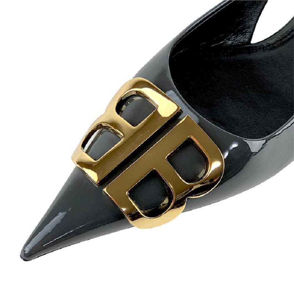 Balenciaga Bb patent leather sandal - image 4
