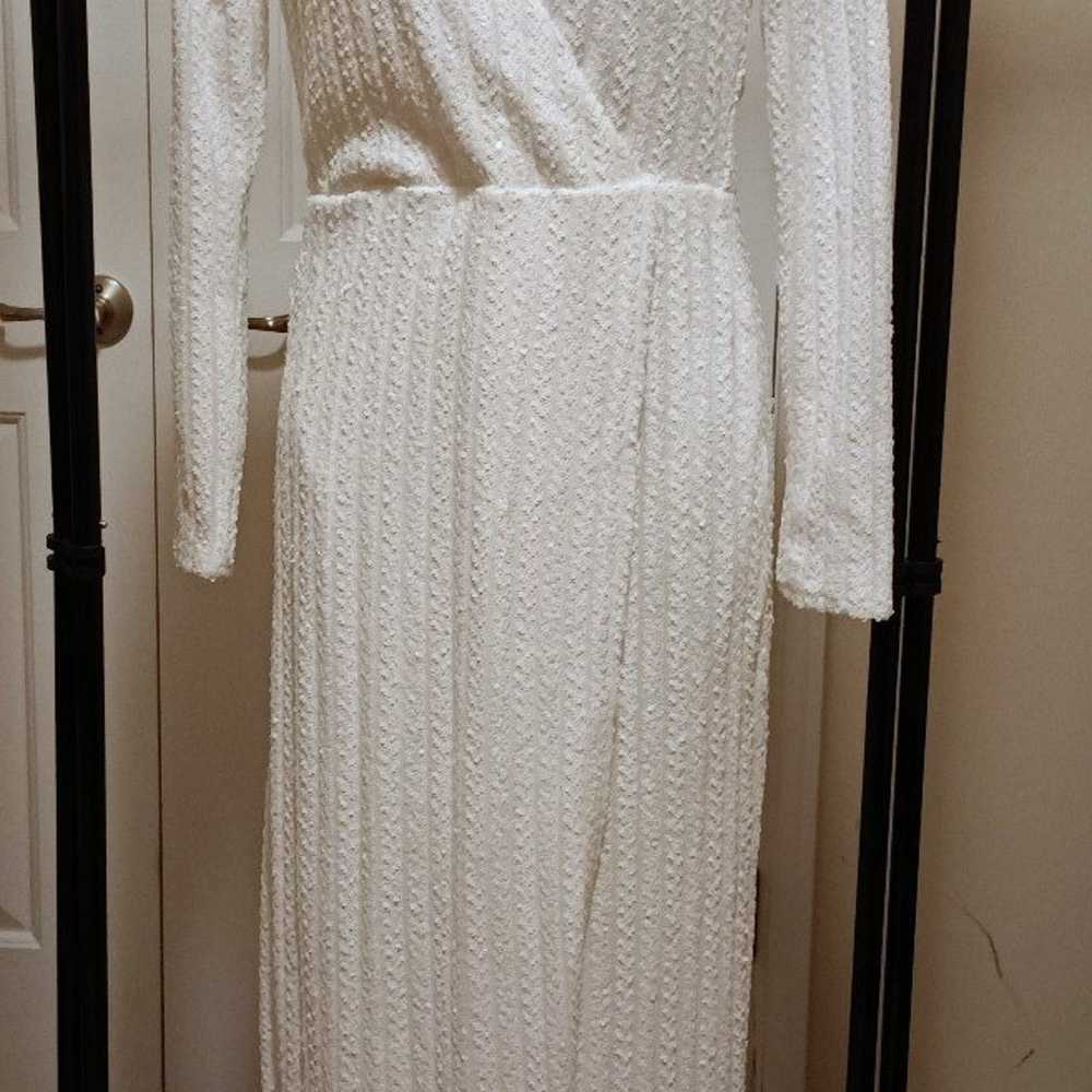 White Sequin Dress - image 5