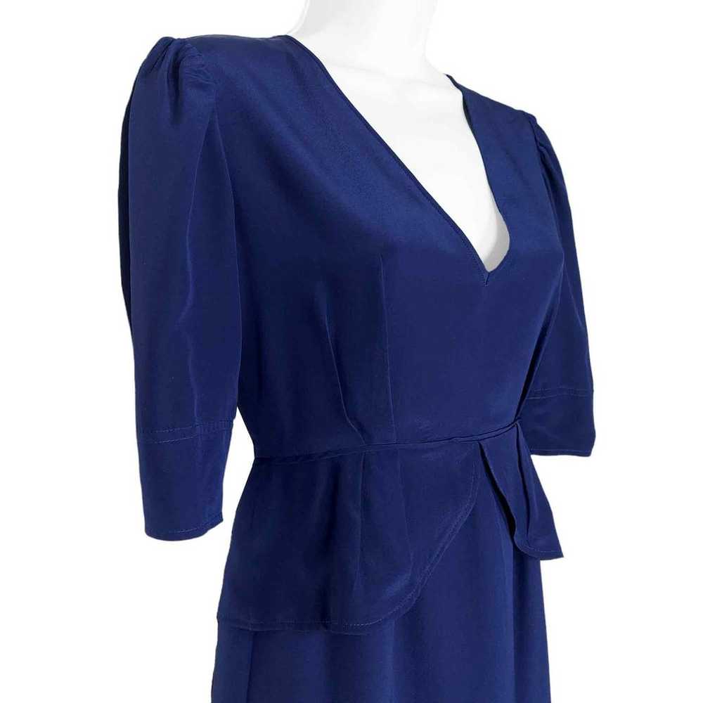 Stella McCartney Silk Dress Puff Sleeve Peplum De… - image 3