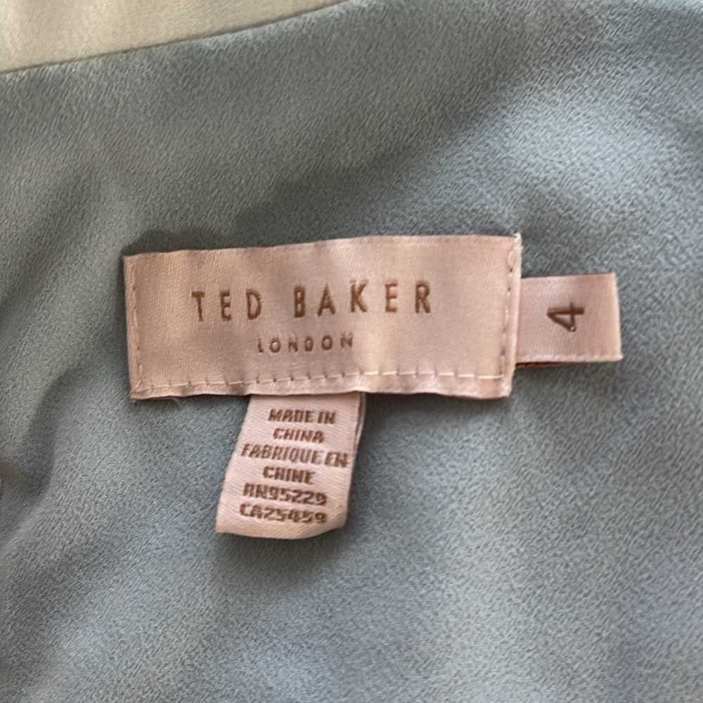 Ted Baker London Araye Cold-Shoulder Blue Skater … - image 11