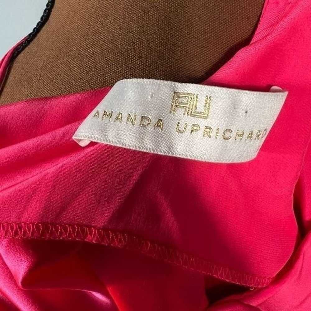 Amanda Uprichard Silk Slip Mini Dress Razor Back … - image 7