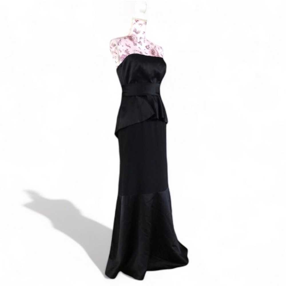 White By Vera Wang Black Pemplum Gown - image 2