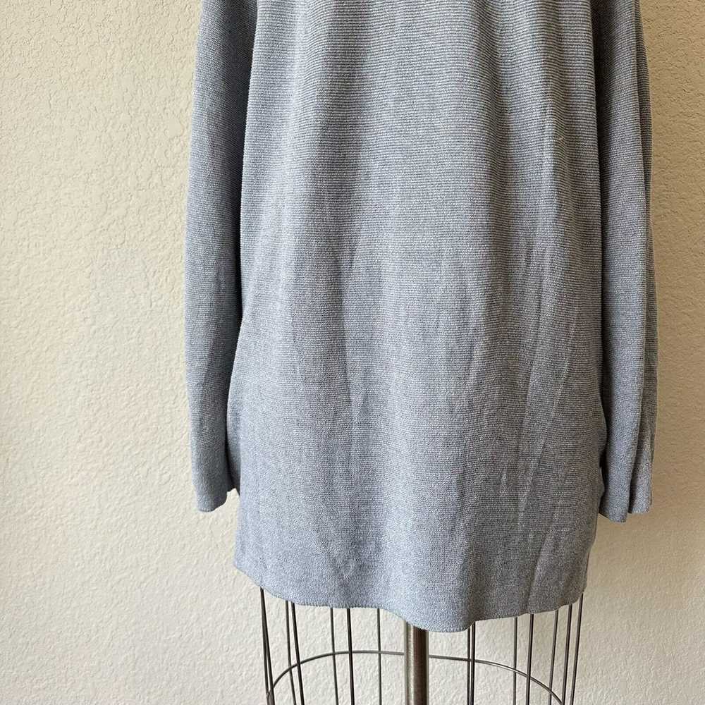 MM LAFLEUR Gray Long Sleeve Knit Classic Mini Dre… - image 3