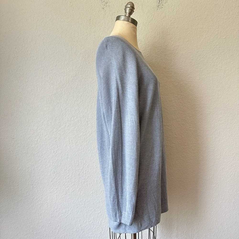 MM LAFLEUR Gray Long Sleeve Knit Classic Mini Dre… - image 5