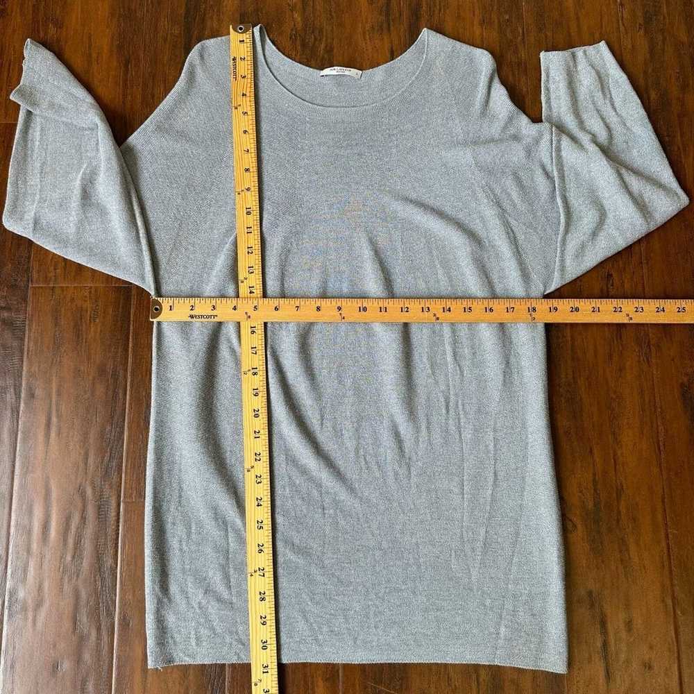 MM LAFLEUR Gray Long Sleeve Knit Classic Mini Dre… - image 9