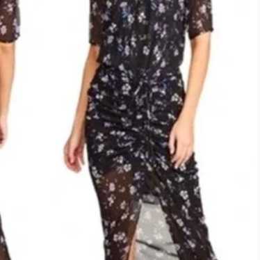 Veronica Beard Mariposa Print Ruched Dress! Size 0