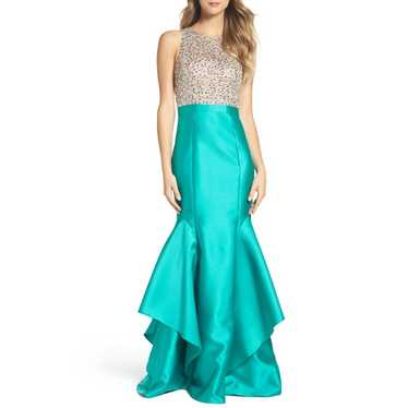Xscape 9505 Embellished Bodice Gown, 4
