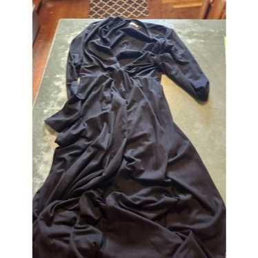 Reformation Reyes Dress Black Jersey Size Small