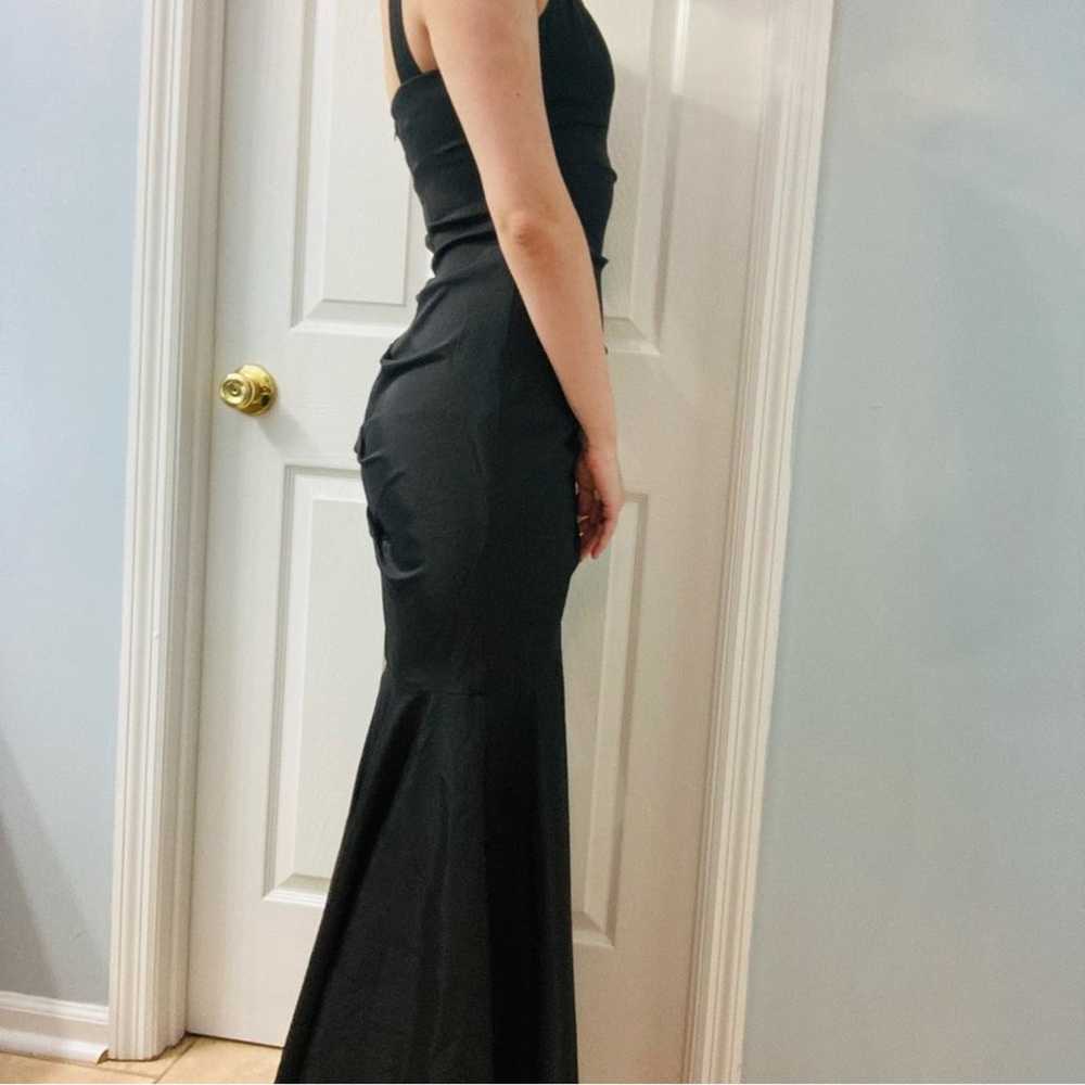 Xscape Dress Long Formal Black Prom Ruffle Mermai… - image 3