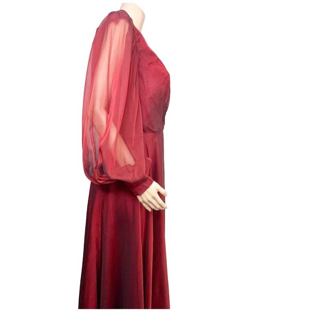 Mac Duggal Sz.14 formal red gown. Vintage - image 2