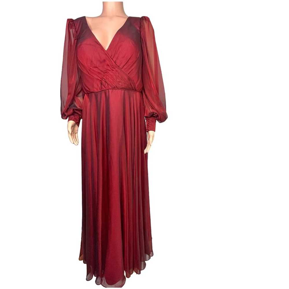 Mac Duggal Sz.14 formal red gown. Vintage - image 4