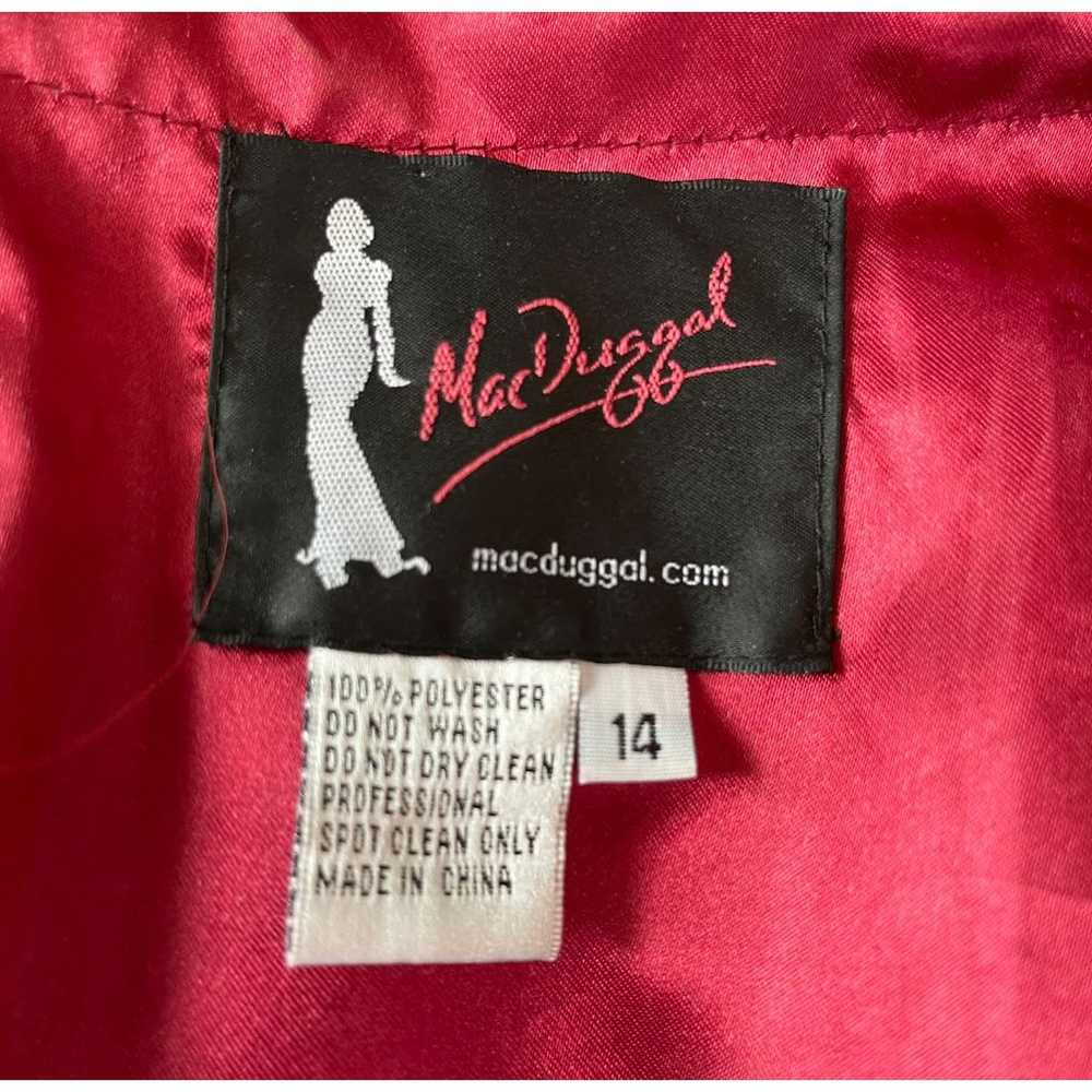 Mac Duggal Sz.14 formal red gown. Vintage - image 5