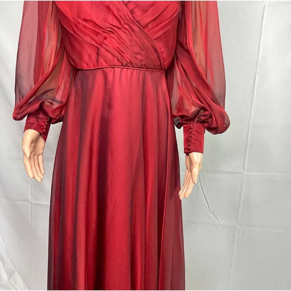 Mac Duggal Sz.14 formal red gown. Vintage - image 6