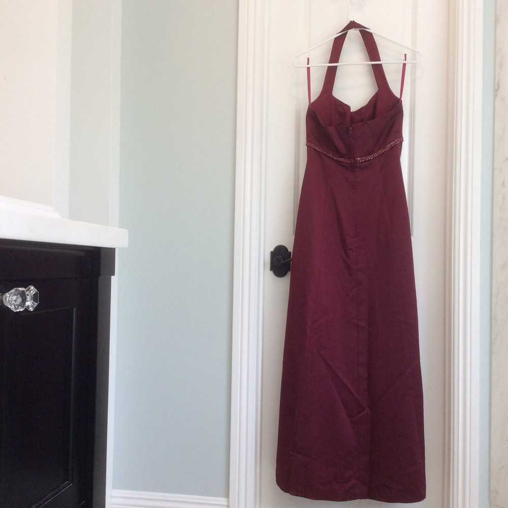 More Lee PROM DRESS Formal Gown BURGUNDY - image 5