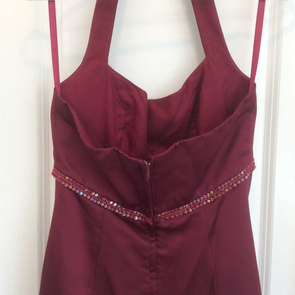 More Lee PROM DRESS Formal Gown BURGUNDY - image 6