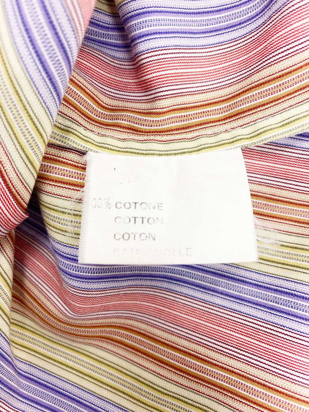 Vivienne Westwood 90s puff sleeve striped shirt - image 10