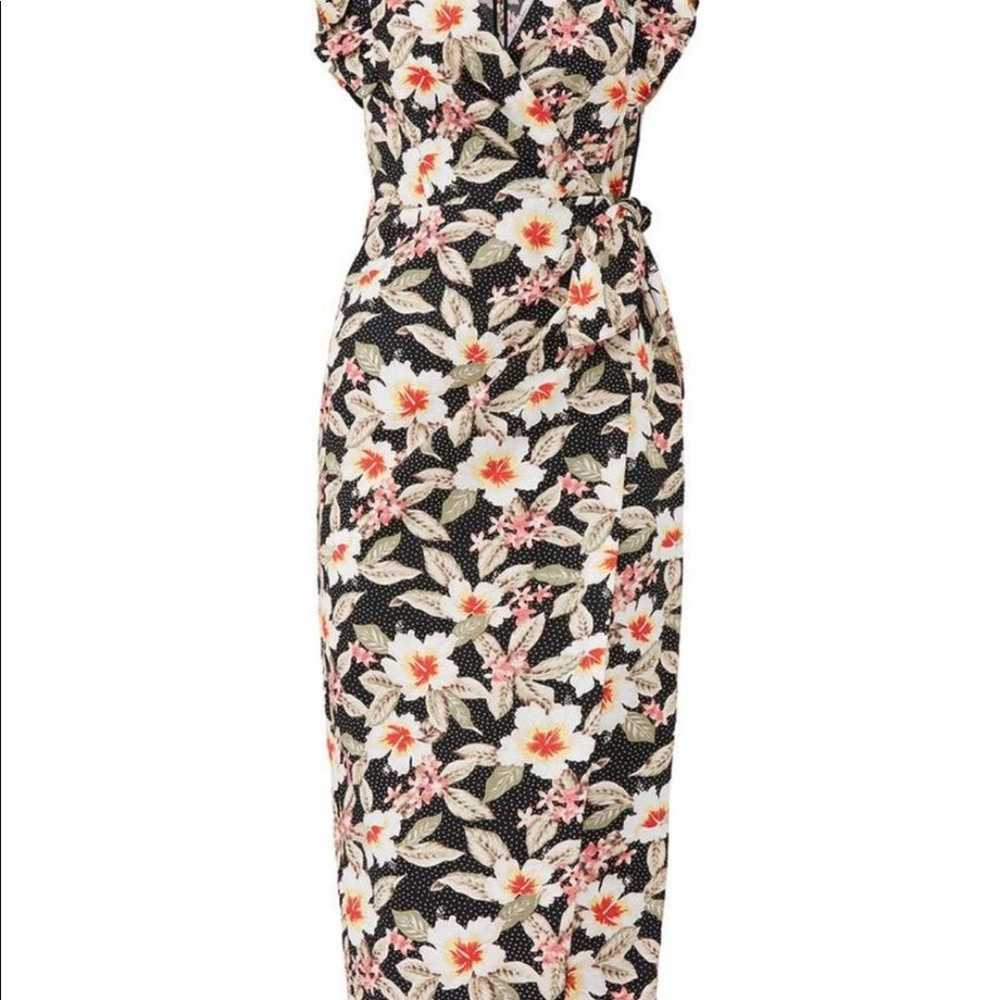 REBECCA TAYLOR Kamea Floral Print Wrap Dress 2 - image 5