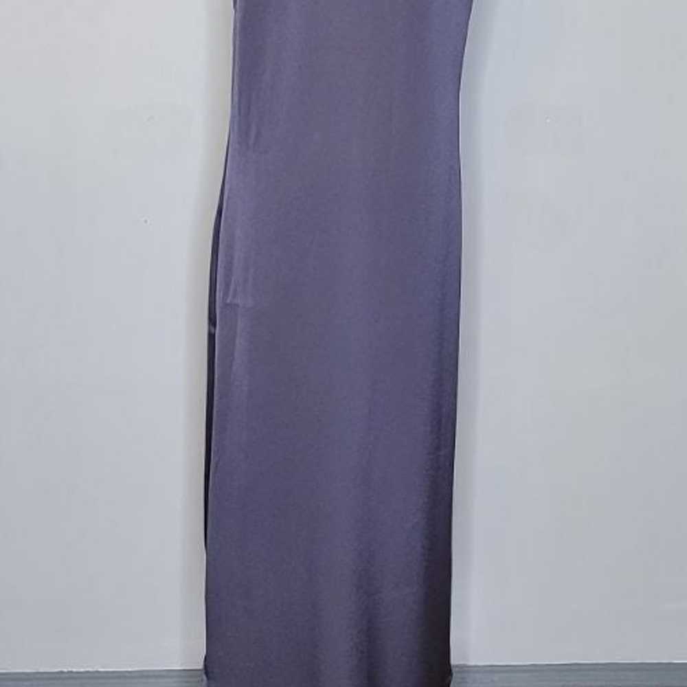 bcbgmaxazria Blue Sleeveless Long Dress - image 4