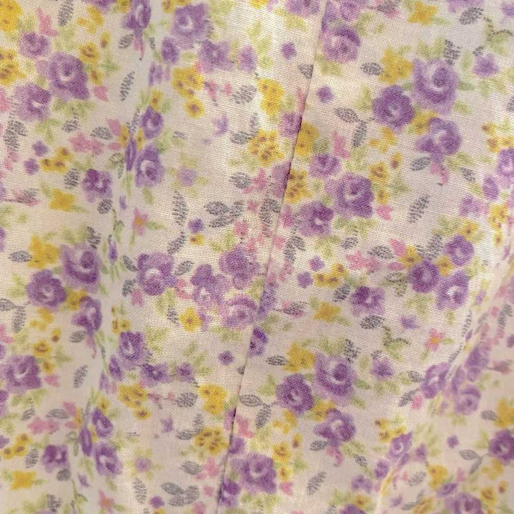 $278 LINI Melissa Cotton Dress Lavender Floral Sm… - image 8