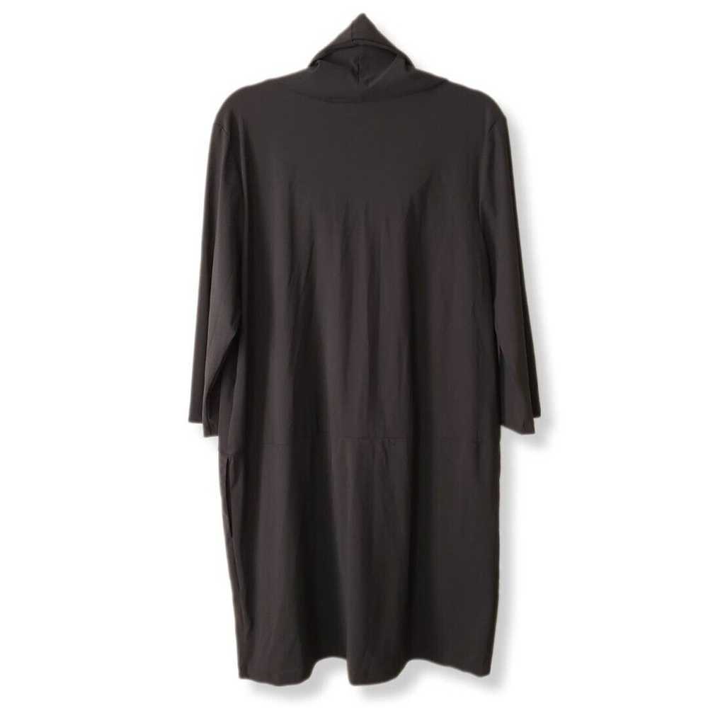 PORTO Black Shift Dress 4 US 12 Cowl Neck Tunic M… - image 7