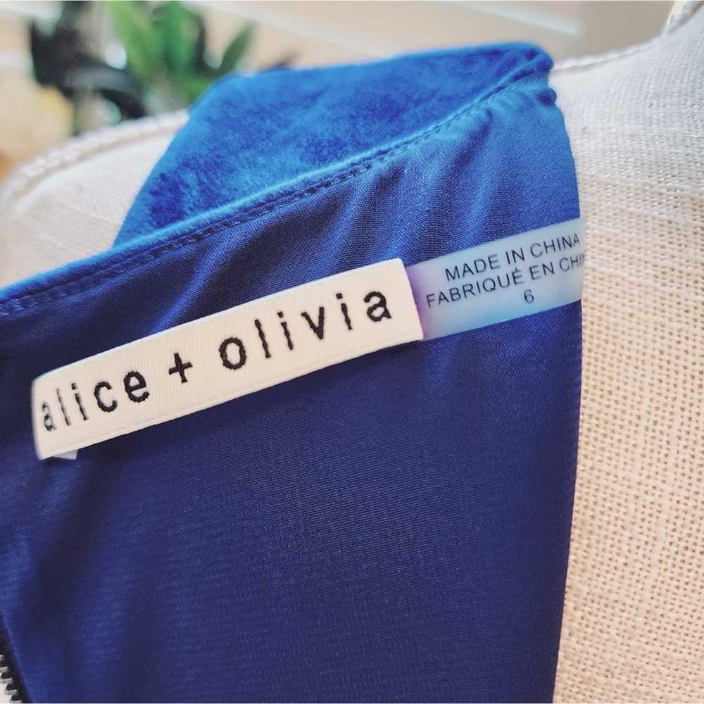 ALICE & OLIVIA CLYDE SLEEVELESS DAMASK SHIFT DRES… - image 5